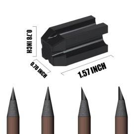 1 Pc Eyebrow Pencil Shaper, 4 in 1 Eyebrow Pencil Sharpener DuckbillShape Sharpener Lip Liner Peel-Off Eyebrow Sharpener Auxiliary Tool for Beginners and Professional