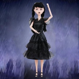 TTSUIMILESS 11.5 inch Dolls with Gift Box, Black Doll with Thing Hand, Black Dress, Black High Heels, Black Hair, Gift for Girls & Fans