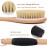 OWIIZI Back Scrubber Brush for Shower, Long Stiff Bristle Body Bath Brushes, Wooden Curved Long Handle Skin Exfoliator for Men Women Wet or Dry Use
