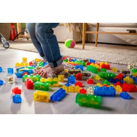 Goliath Jelly Blox Creative Kit | Includes 20 Blocks | Toddler & Preschool Building Blocks Kids Can Squeeze, Stretch, Squish | Safety Tested & Ouch-Free | Tactile, Sensory Play Toy for Ages 2+