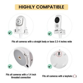 Infant Gadgets Baby Monitor Floor Stand Holder | Compatible with Infant Optics, Hello Baby, Nanit Floor Stand, Motorola, Vava, Owlet | Baby Monitor Secure & Universal Mount