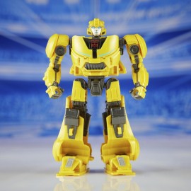 Transformers: One Prime Changer Bumblebee (B-127) 5-Inch Robot Action Figure, Interactive Toys for Boys and Girls Ages 6 and Up