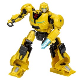 Transformers: One Prime Changer Bumblebee (B-127) 5-Inch Robot Action Figure, Interactive Toys for Boys and Girls Ages 6 and Up