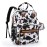 Tuwubi Diaper Bag Backpack, Baby Essentials Travel Tote Bag, Multi function Waterproof Backpacks, Travel Essentials with Stroller Straps & Pacifier Case - Cow Print