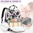 Tuwubi Diaper Bag Backpack, Baby Essentials Travel Tote Bag, Multi function Waterproof Backpacks, Travel Essentials with Stroller Straps & Pacifier Case - Cow Print