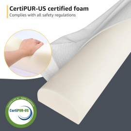 YENING 63 Extra Long Bed Bumpers for Toddlers Baby Foam Bed Guard Rail for Kids Bed Toddler Bed Bumper for Twin Full Queen King Size Bed, 1-Pack