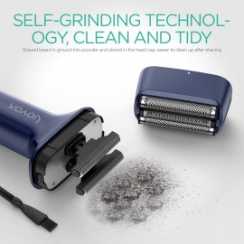 VOYOR Foil Shaver Electric Razor for Men 3 in 1 Shavers for Men with Double Foil Wet & Dry Face Shaver Lightweight Handheld Smooth Shave IPX6 Washable USB-C Rechargeable Travel Razor TX310 (Blue) VOYOR Foil Shaver Electric Razor for Men 3 in 1 Shavers for Men with Double Foil Wet & Dry Face Shaver Lightweight Handheld Smooth Shave IPX6 Washable USB-C Rechargeable Travel Razor TX310 (Blue)