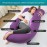 Sasttie Pregnancy Pillows for Sleeping, U Shaped Cooling Full Body Pillow with Removable Cover, Pregnant Women Must Haves, Maternity Essential, Purple