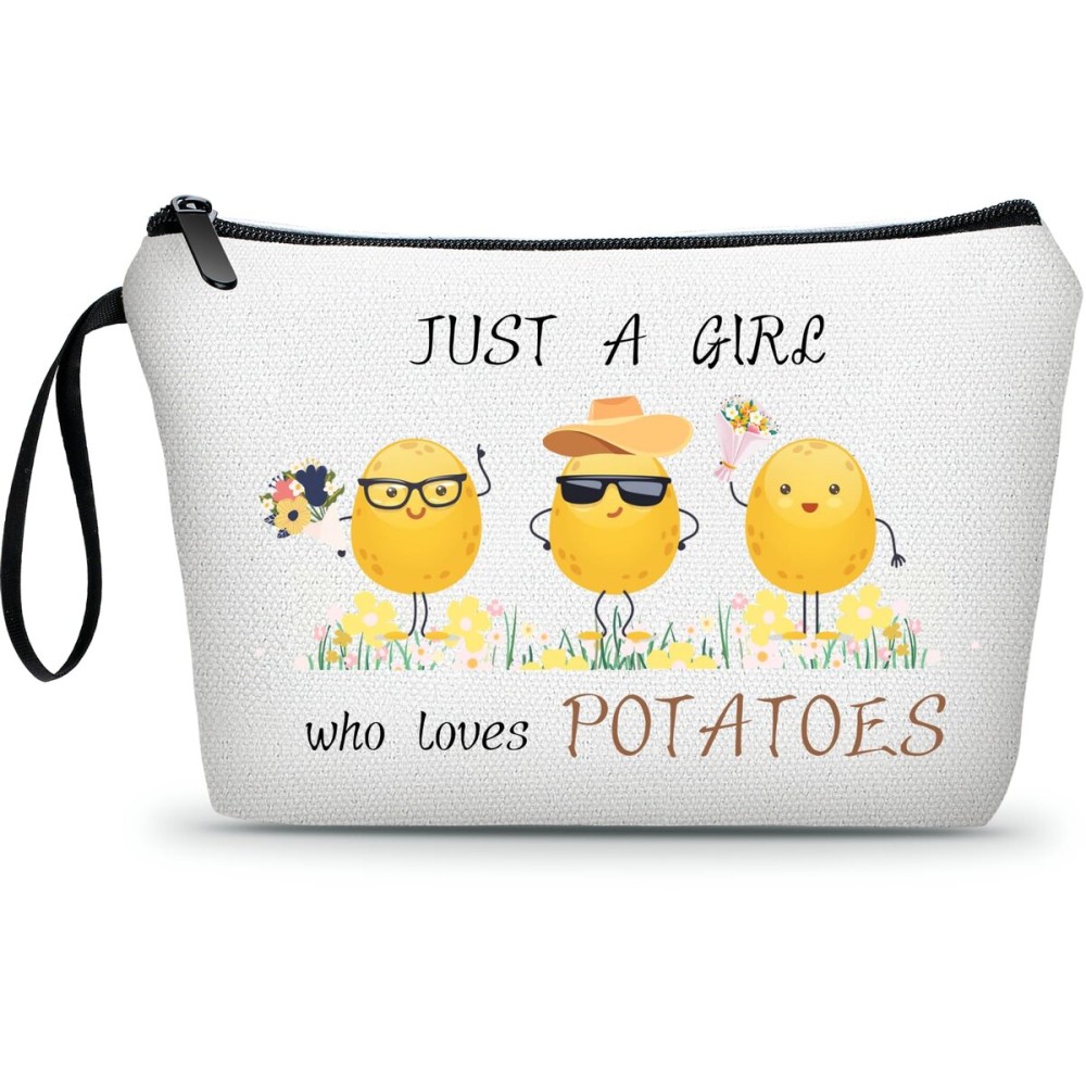 Potato Gifts,Friend Gifts,Teenage Girl Gifts,Gift for Friend Woman,Cute Potato,Best Friend Birthday Gifts,Presents for Teen Girls,Sister Birthday Gift Ideas,Small Cosmetic Bag for Purse,Birthday Gift