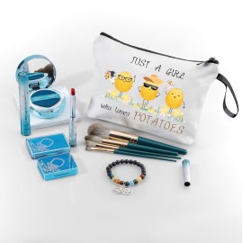 Potato Gifts,Friend Gifts,Teenage Girl Gifts,Gift for Friend Woman,Cute Potato,Best Friend Birthday Gifts,Presents for Teen Girls,Sister Birthday Gift Ideas,Small Cosmetic Bag for Purse,Birthday Gift