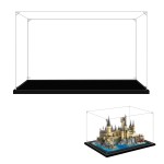 LILIKAKA Display Case for Lego 76419 Hogwarts Castle and Grounds, 14.17x11.02x9.441inches (36x28x24cm), Protect Your Collectibles from Dust with a Clear Showcase