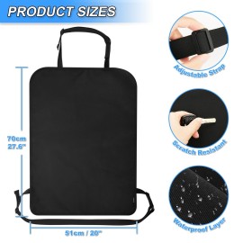 Heavy Duty Kick Mats Back Seat Protectors for Kids, X-Large Durable Car Back Seat Cover, Waterproof Sag Proof Kick Mats Back Seat Protector for Vehicles Protect from Dirt, Mud & Scratches, X-Large