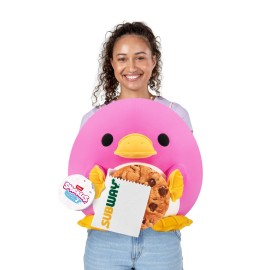 Snackles Series 2 Platypus & Subway 14 Inch Plush by ZURU, Ultra Soft Plush, Collectible Plush with Real Licensed Brands, Stuffed Animal, Giftable