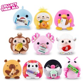 Snackles Series 2 Platypus & Subway 14 Inch Plush by ZURU, Ultra Soft Plush, Collectible Plush with Real Licensed Brands, Stuffed Animal, Giftable