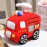 YONLIT Soft Plush Fire Engine Stuffed Truck Toy Super Cute Rescue Vehicle Plushie Excellent Gifts for Kids or Birthday Party 10 Inches (Fire Engine)