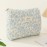Juoxeepy Quilted Makeup Bag Floral Cotton Cosmetic Bag Jolly House Toiletry Bag Coquette Aesthetic Makeup Bag Cosmetic Pouch Bag