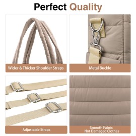 KUBYA Diaper Bag Tote, Baby Diaper Tote Bags Crossbody Hospital Bag Travel Large Mommy Bag, with Silicone Pacifier Case