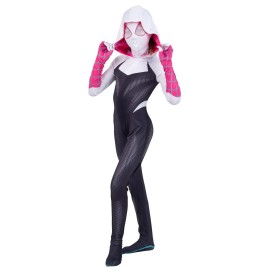 Kid\'s Spider-Gwen Zentai Suit Costume | Marvel Costumes X-Large