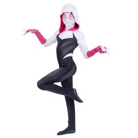 Kid\'s Spider-Gwen Zentai Suit Costume | Marvel Costumes X-Large