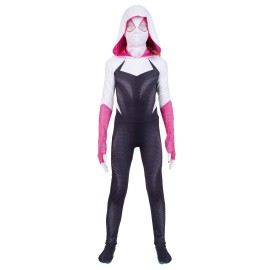 Kid\'s Spider-Gwen Zentai Suit Costume | Marvel Costumes X-Large