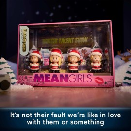 Little People Collector Mean Girls Movie Special Edition Holiday Set for Adults & Fans, 4 Figures in a Display Box