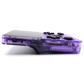 Retrotech R36S Handheld Video Game Console with Build-in 15000 Games (Purple Transparent)