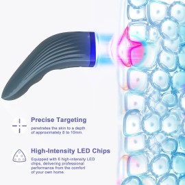 Cosprain LED Acne Foe - Acne Spot Pimple Zit Treatment Device Red and Blue Light Therapy for Face, Facial Aesthetic Device, Blue