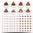 Joyful Artistry Poop Stickers - 420 Cute Stickers for Poop Party Decorations, Potty Traininga and Poop Party Supplies (420)