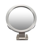 Fogless Shower Mirror Shaving Cup Hook Shatterproof Fog Bathroom Mirror Shower Washroom Easy Install