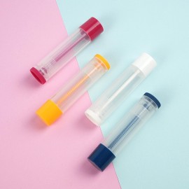 LotFancy Lip Balm Tubes, 60 Empty, 5.5ml, Clear Plastic Containers with 4 Color Caps, BPA Free, Leak Free, Refillable (Yellow White Blue Red) LotFancy Lip Balm Tubes, 60 Empty, 5.5ml, Clear Plastic Containers with 4 Color Caps, BPA Free, Leak Free, Refillable (Yellow White Blue Red)