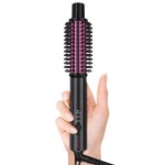 Farery Mini Thermal Brush 3 Temperature Adjustable, Travel Curling Iron for Short Hair 1 Inch, Heated Round Brush for Soft Curls, Lightweight Curling Wand Perfect for Bouncy Hair, Dual Voltage