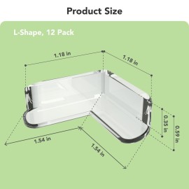 Corner Protector Baby Proof, BPA-Free, Table Corner Protectors for Furniture, Clear Corner Covers Baby Safety, Baby Corner Protector Guards, (12 Pack)