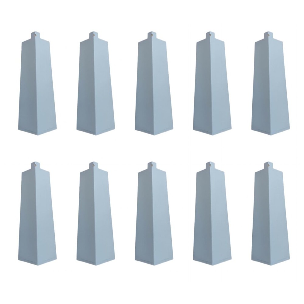 10- New Aluminum Outside Siding Corner 8 Inches 10Nails Included