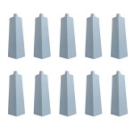 10- New Aluminum Outside Siding Corner 8 Inches 10Nails Included