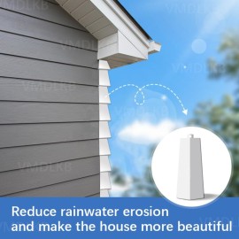 10- New Aluminum Outside Siding Corner 8 Inches 10Nails Included