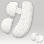 Coldew Pregnancy Pillows for Sleeping, Maternity Pillow for Pregnant Women, Soft Pregnancy Body Pillow with Detachable and Adjustable Pillow Cover - Support for Belly, Back, Legs (Golden, Large)