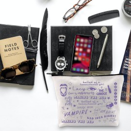 BLUPARK Singer Makeup Bag Singer Album Inspired Gift Singer Merch Singer Fans Gift Singer Sour Gift Sour Album Cosmetic Bag Musical Lyrics Gift (Lacy Guts) BLUPARK Singer Makeup Bag Singer Album Inspired Gift Singer Merch Singer Fans Gift Singer Sour Gift Sour Album Cosmetic Bag Musical Lyrics Gift (Lacy Guts)