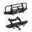 INJORA 37g Front and 26g Rear Bumper - CNC Aluminum Bumper with Light for 1/18 RC Crawler TRX4M Defender Upgrade