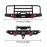 INJORA 37g Front and 26g Rear Bumper - CNC Aluminum Bumper with Light for 1/18 RC Crawler TRX4M Defender Upgrade