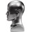 Peohud Male Mannequin Head, Professional Manikin Head, Bald Training Head for Display Wigs, Hats, Sunglasses, Headphone