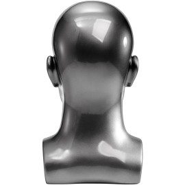 Peohud Male Mannequin Head, Professional Manikin Head, Bald Training Head for Display Wigs, Hats, Sunglasses, Headphone