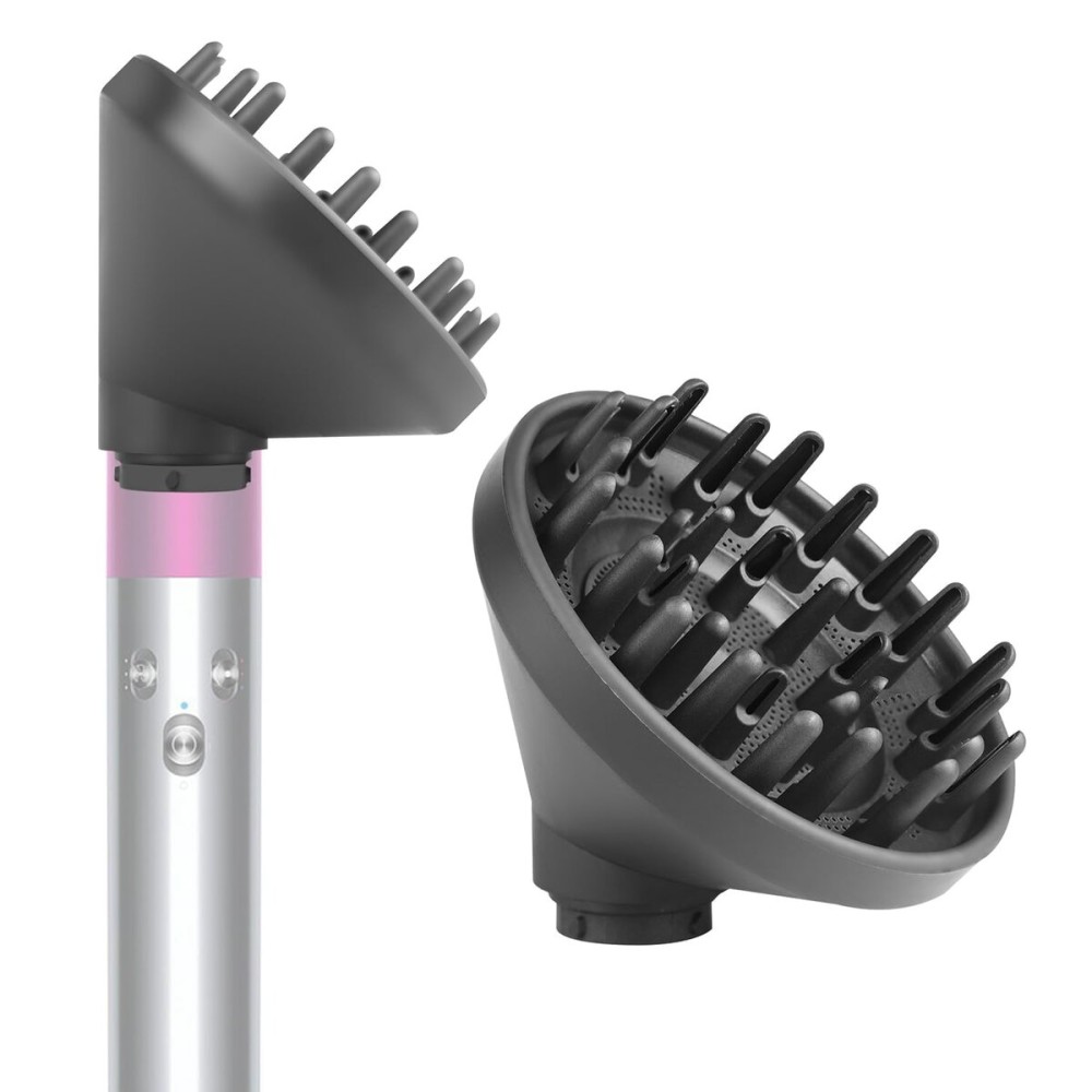 BVACUMHEAD Upgraded Diffuser Attachment for Dyson Airwrap Styler - Converts to Hair Dryer Diffuser Nozzle, 973365-01, Grey
