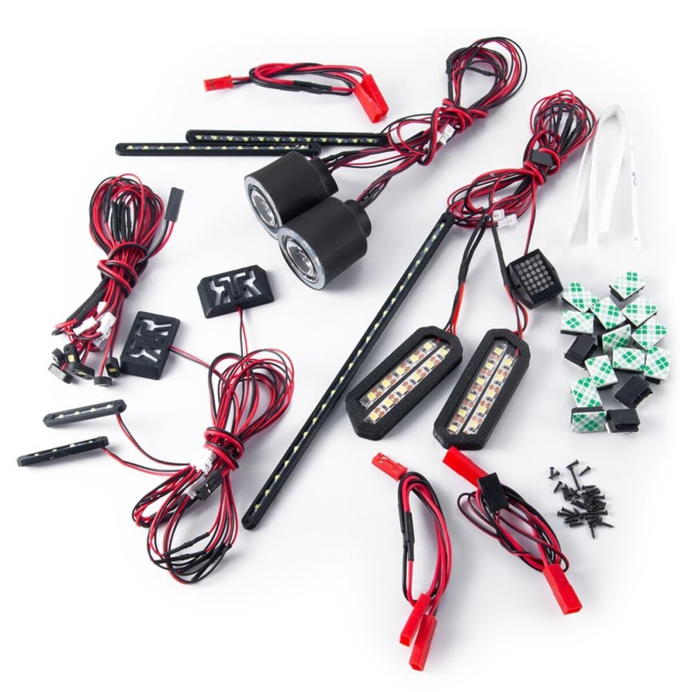 MORLORDY RC LED Light Kits - Headlight & Taillight & Side Lights Set for 1/7 Infraction 6S V2 RC Drift Cars Upgrade Part