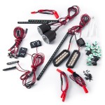 MORLORDY RC LED Light Kits - Headlight & Taillight & Side Lights Set for 1/7 Infraction 6S V2 RC Drift Cars Upgrade Part
