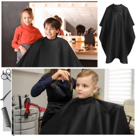 FEBSNOW 2Pcs Barber Cape for Adults,Professional Hair Cutting Cape with Closure Snap Waterproof Salon Capes FEBSNOW 2Pcs Barber Cape for Adults,Professional Hair Cutting Cape with Closure Snap Waterproof Salon Capes
