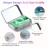 Gerkia Dental Floss Portable Case, Easy to Store Floss Picks of Various Sizes, Portable Dental Floss Dispenser is Perfect for Travelling, Hotels, Dinners, Appointments.Beach Coconut Tree