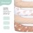 The Peanutshell Baby Bassinet Sheets 4-Pack for Girl or Boy - Soft, Oval & Fitted Baby Girls or Boys Sheet, Rectangle, Fitted Covers for Crib, Halo Bassinet Mattress - Boho