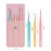 MORGLES Lash Tweezers for Eyelash Extensions, 3 Pcs Eyelash Extension Tweezers for Professionals & Beginners Fanning Volume Lashes