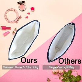 ancpeany 17th Birthday Decorations for Girls, Her, Teenage Girls, Sister, Daughter, Granddaughter, 2008 Funny 17 Year Old Girl Gift Ideas Makeup Bags, Cosmetic Travel Bag for 17th Birthday Gifts