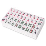 GUSTARIA 1.2 American Mahjong Tiles, 166 American Mahjong Tiles with White Color (Tiles Only, No Dice and Other Accessories)